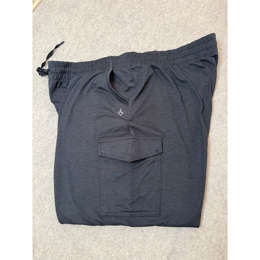 NWOT Torrid Active Dark Gray Heather Cropped Utility Style Cargo Joggers 3X